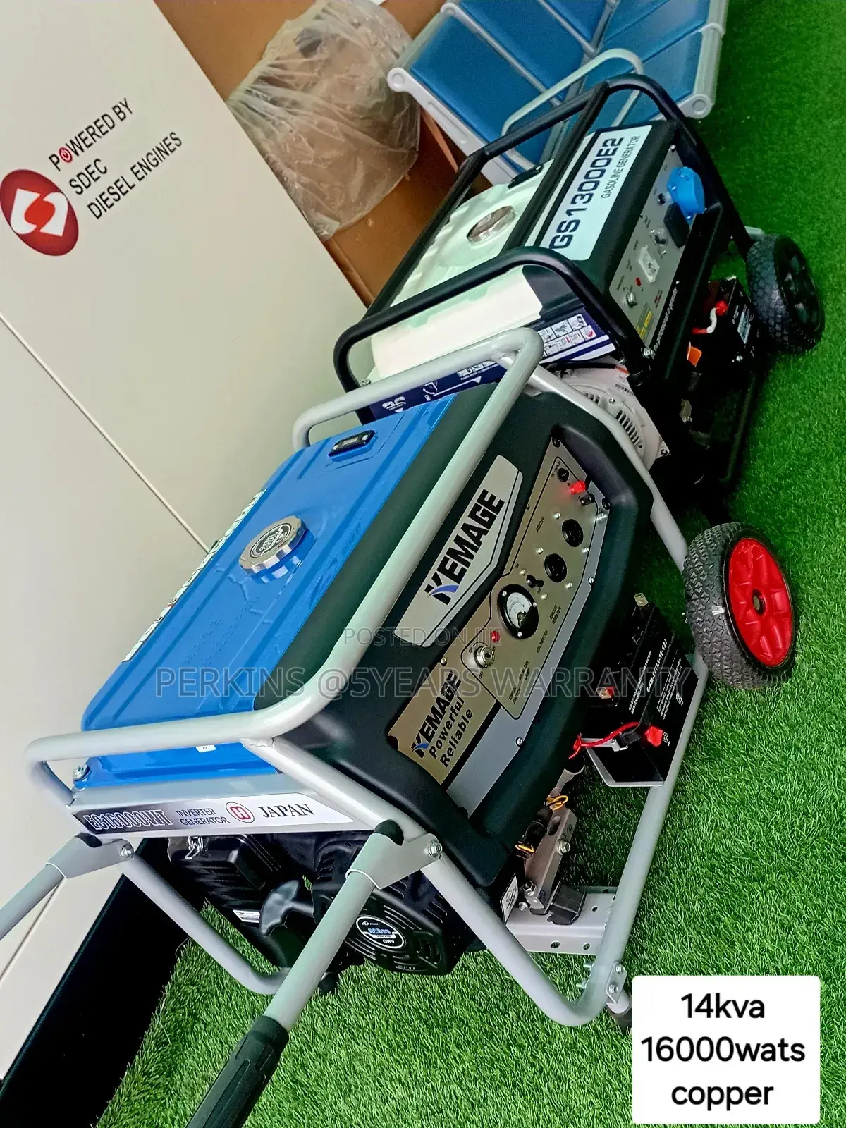 Performing 14kva 16000wats Pertrol Kemage Generator 14kva