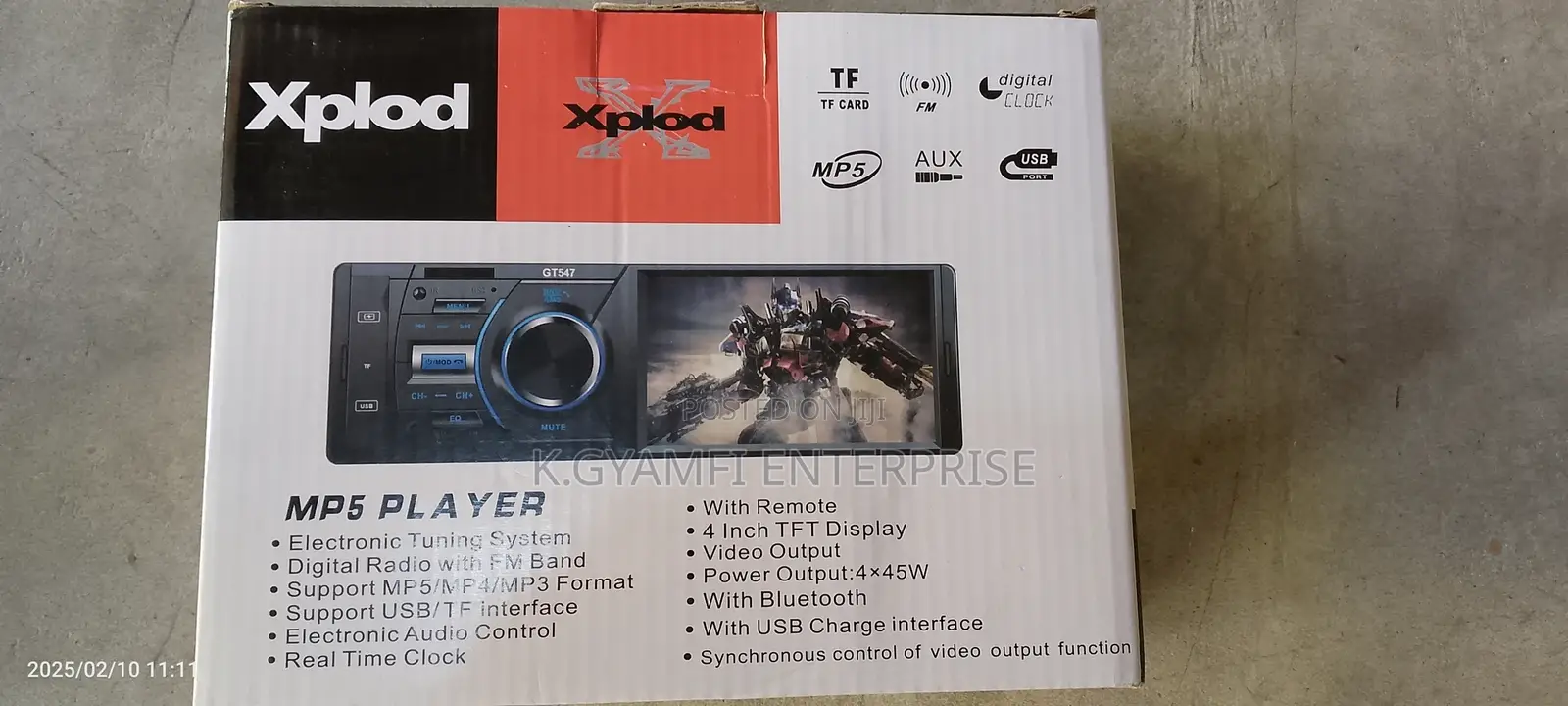 New Car MP5 Player