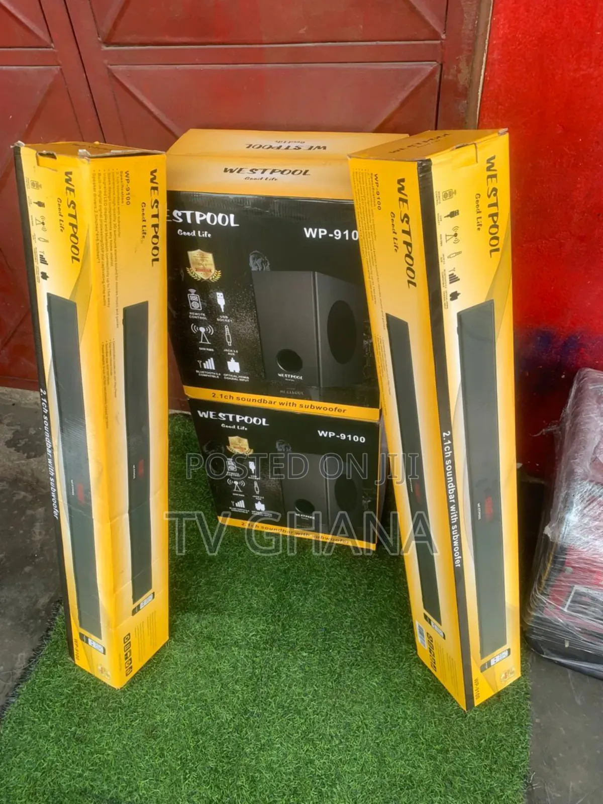 Best Soundbar With Woofer Westpool Soundbar + Remote Control