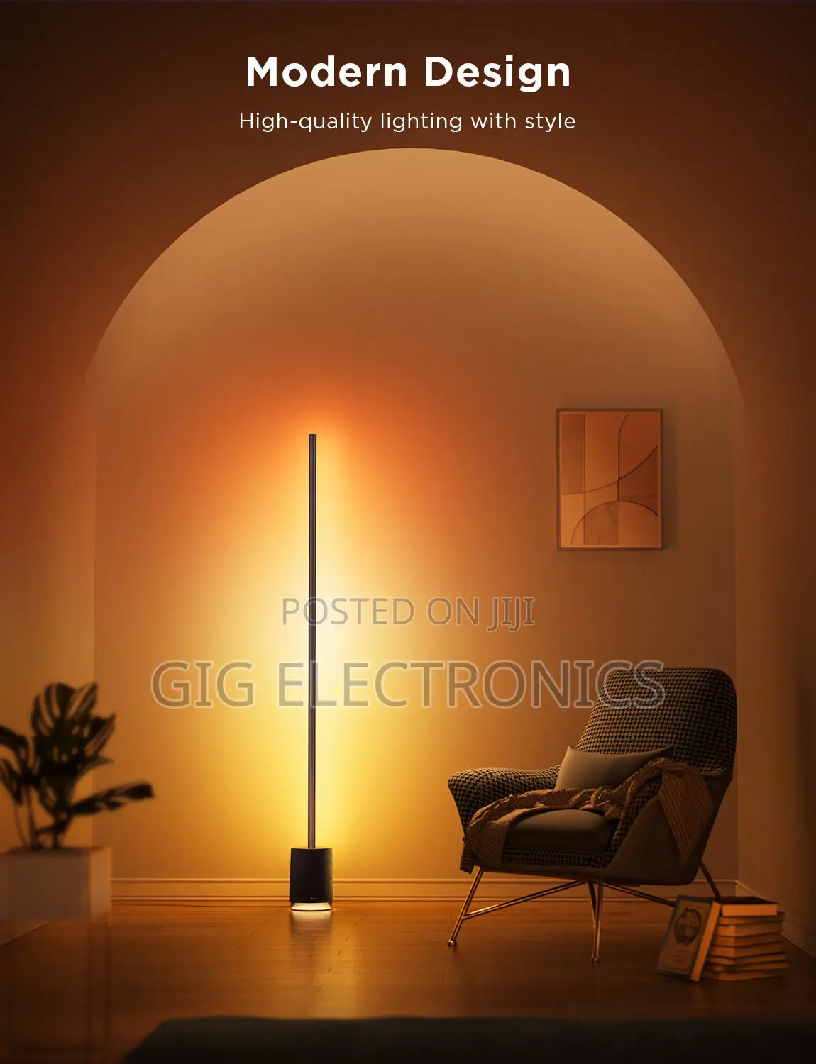 Govee Floor Lamp Pro, RGBIC LED Lamp With Bluetooth Speaker