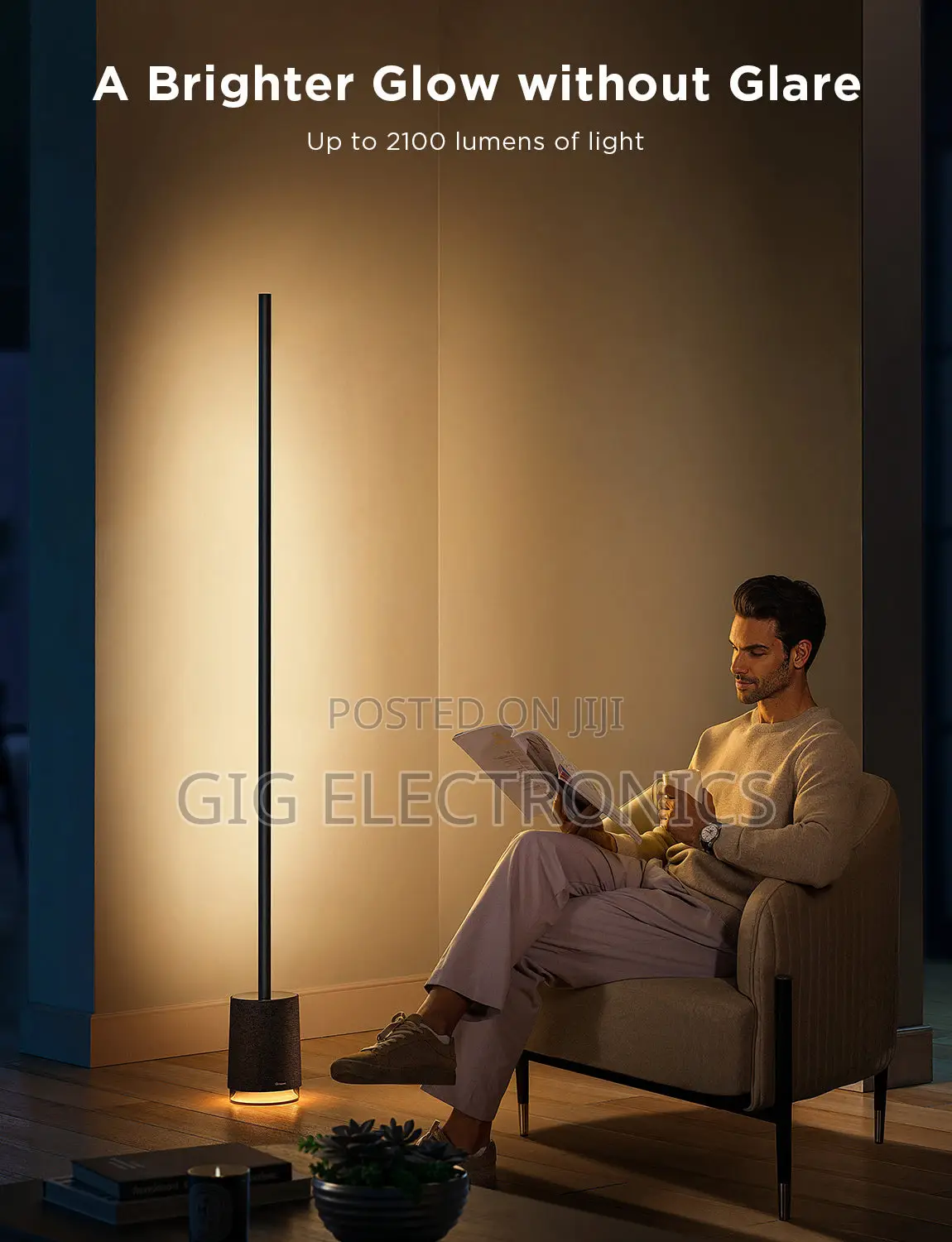 Govee Floor Lamp Pro, RGBIC LED Lamp With Bluetooth Speaker