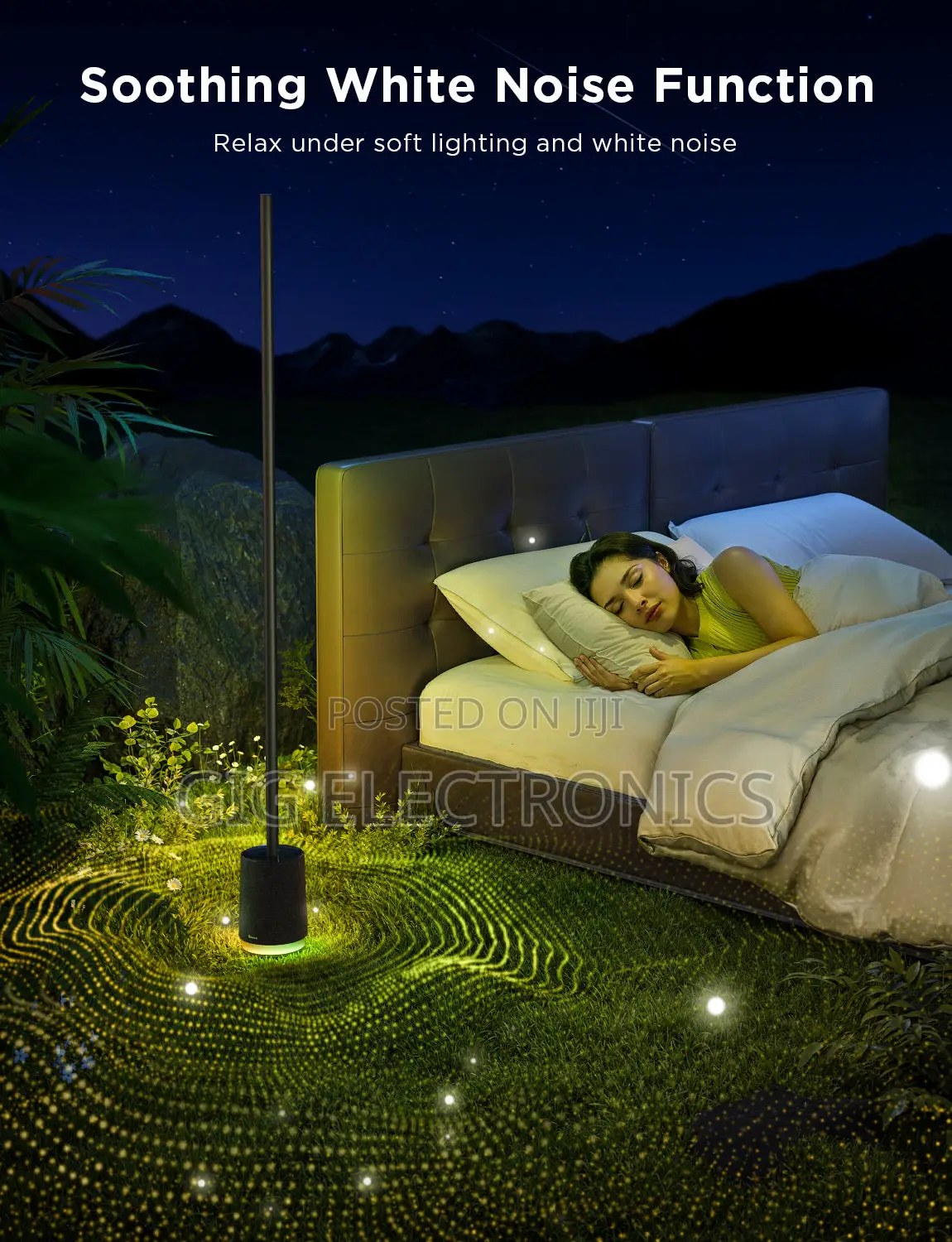 Govee Floor Lamp Pro, RGBIC LED Lamp With Bluetooth Speaker