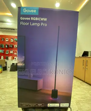 Govee Floor Lamp Pro, RGBIC LED Lamp With Bluetooth Speaker