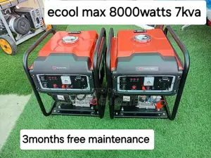 Super Efficient Ecool Max Petrol 7kva 8000watts Genset 7kva