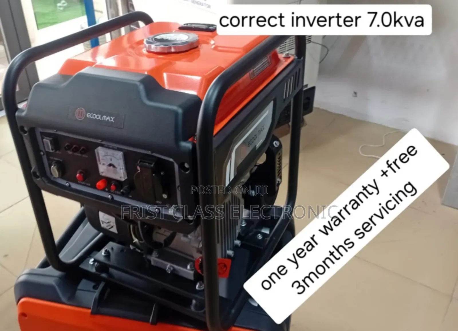 100% Copper Engine 7.0kva Petrol Genset