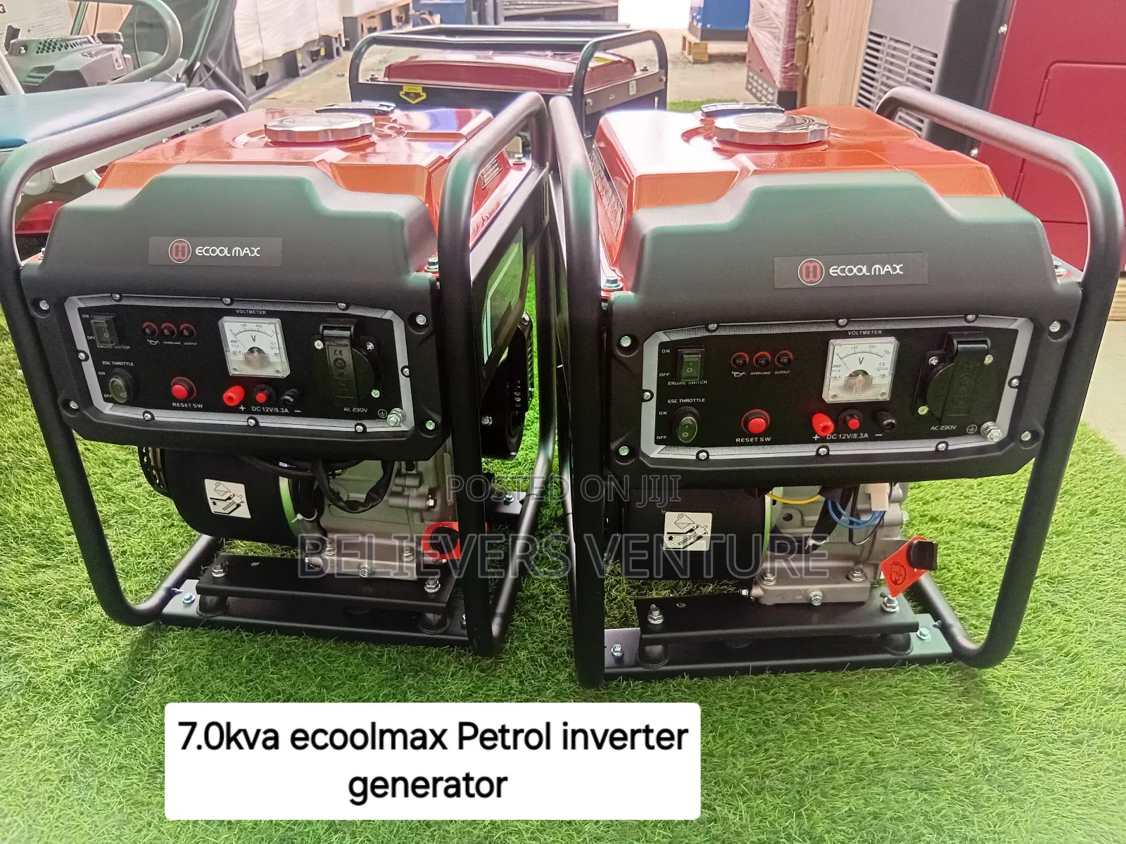 Portable Ecoolmax 8000watt Pull Start 7.0kva Generator
