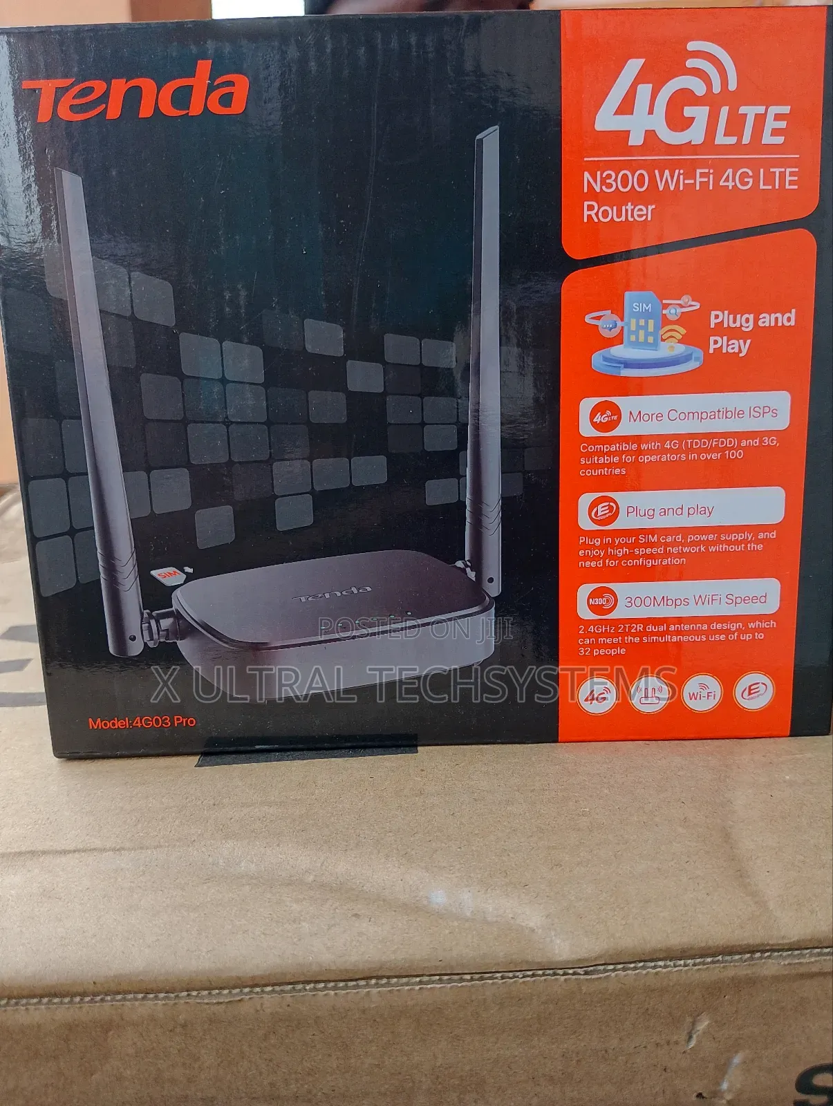Tenda N300 Wifi 4G LTE Router