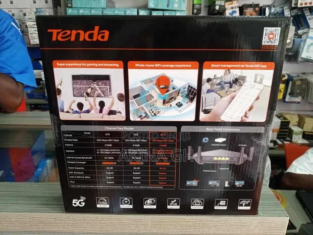 Tenda Ac1200 Mu-Mimo Dual Band Gigabit Wi-Fi Router Ac10 2