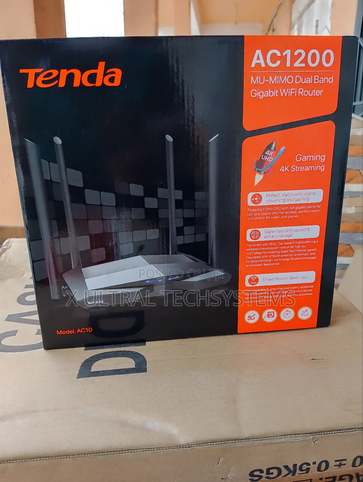 Tenda AC1200 Dual Band Gigabit Wifi Router