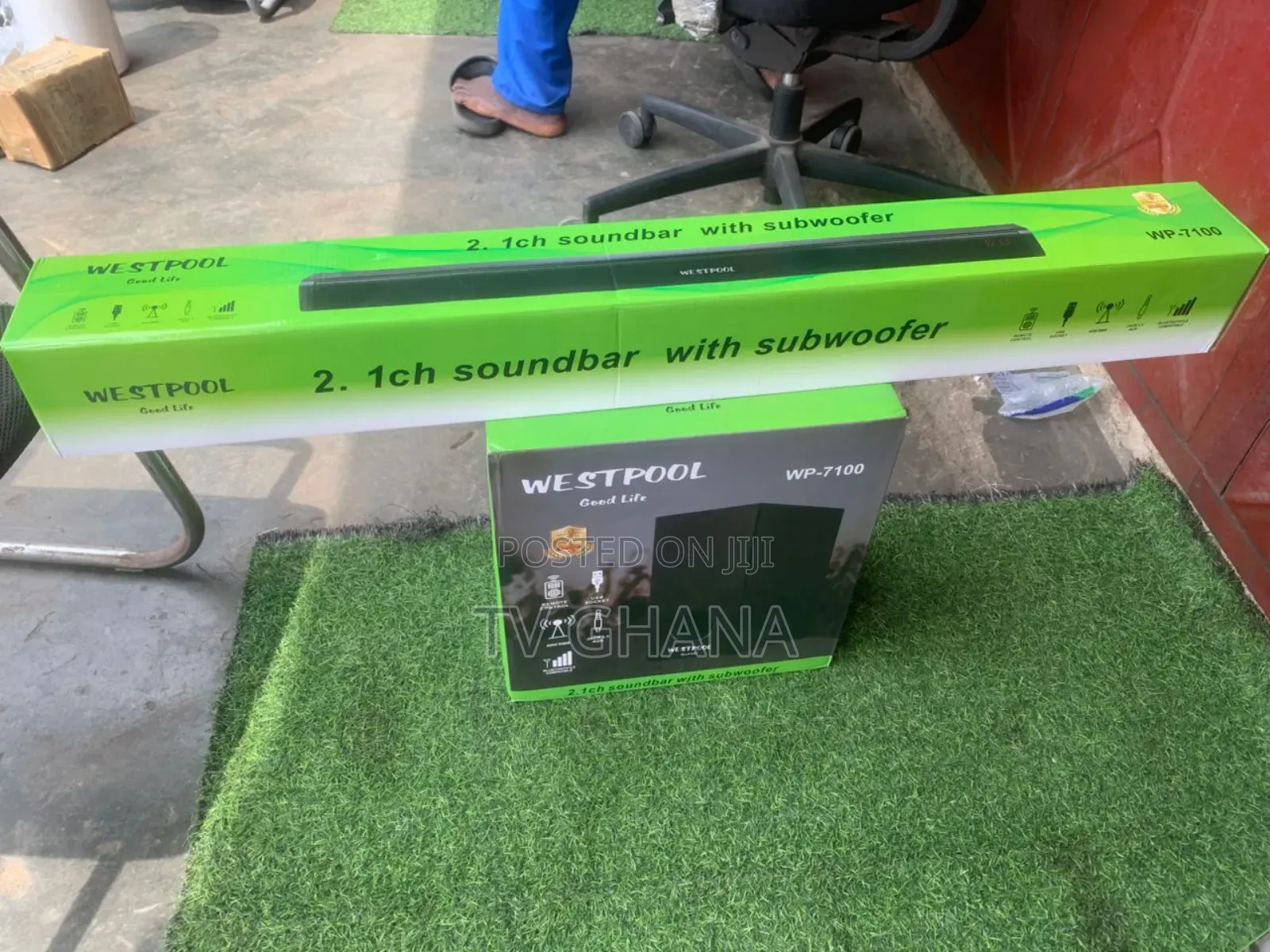 High Level Soundbar Woofer Westpool 2.1ch WP-9100 Soundbar