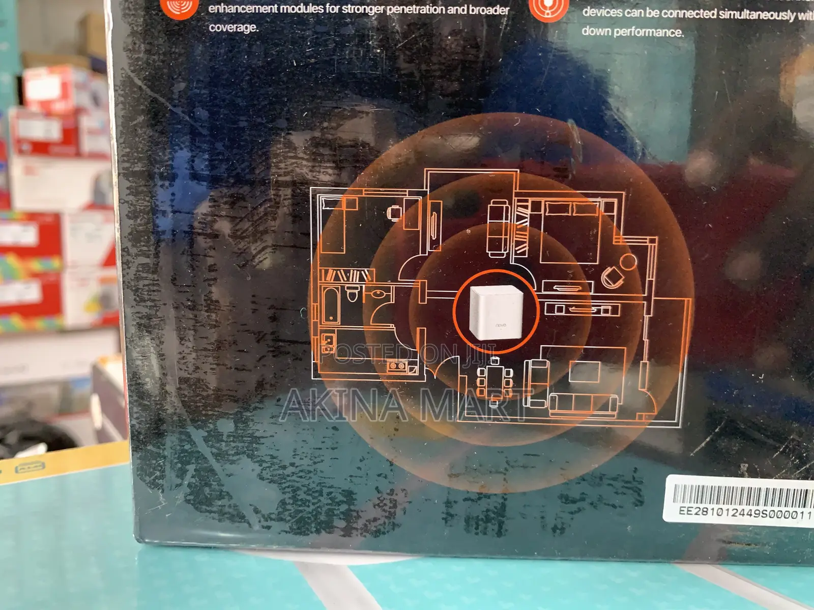 Tenda Nova Ex3(1pack)Ax1500 Dual-Band Wi-Fi 6 Mesh Router