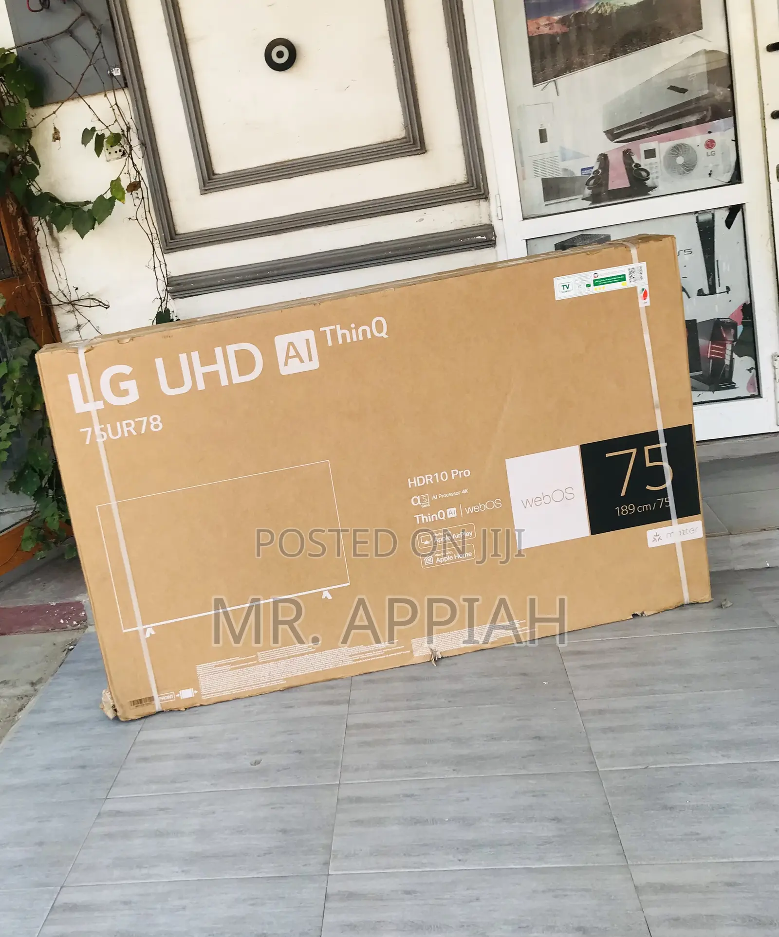 Unique Lg 75ur78 75” Uhd Smart Screen Electric Tv.