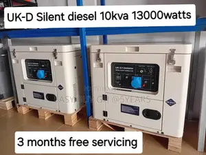 Super Efficient UK-D Silent 10kva 13000watt Diesel Generator