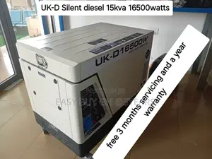 Geniune 15kva UK-D Diesel Silent Generator 16500watts 15kva