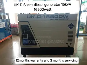 Second to None UK-D Silent 15kva 16500watt Diesel Gen 15kva