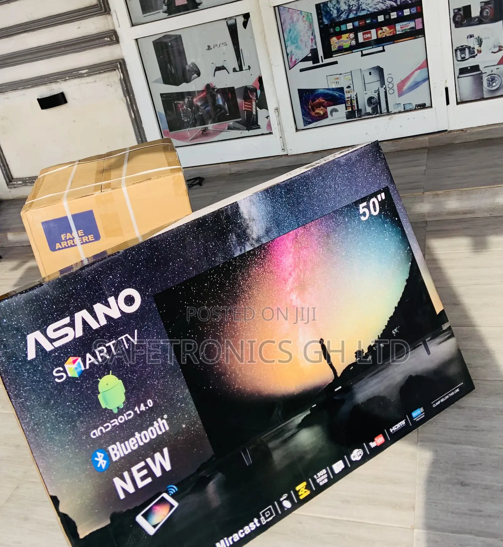 Boxed Quality Smart Asano 50 Inch Led UHD Tv