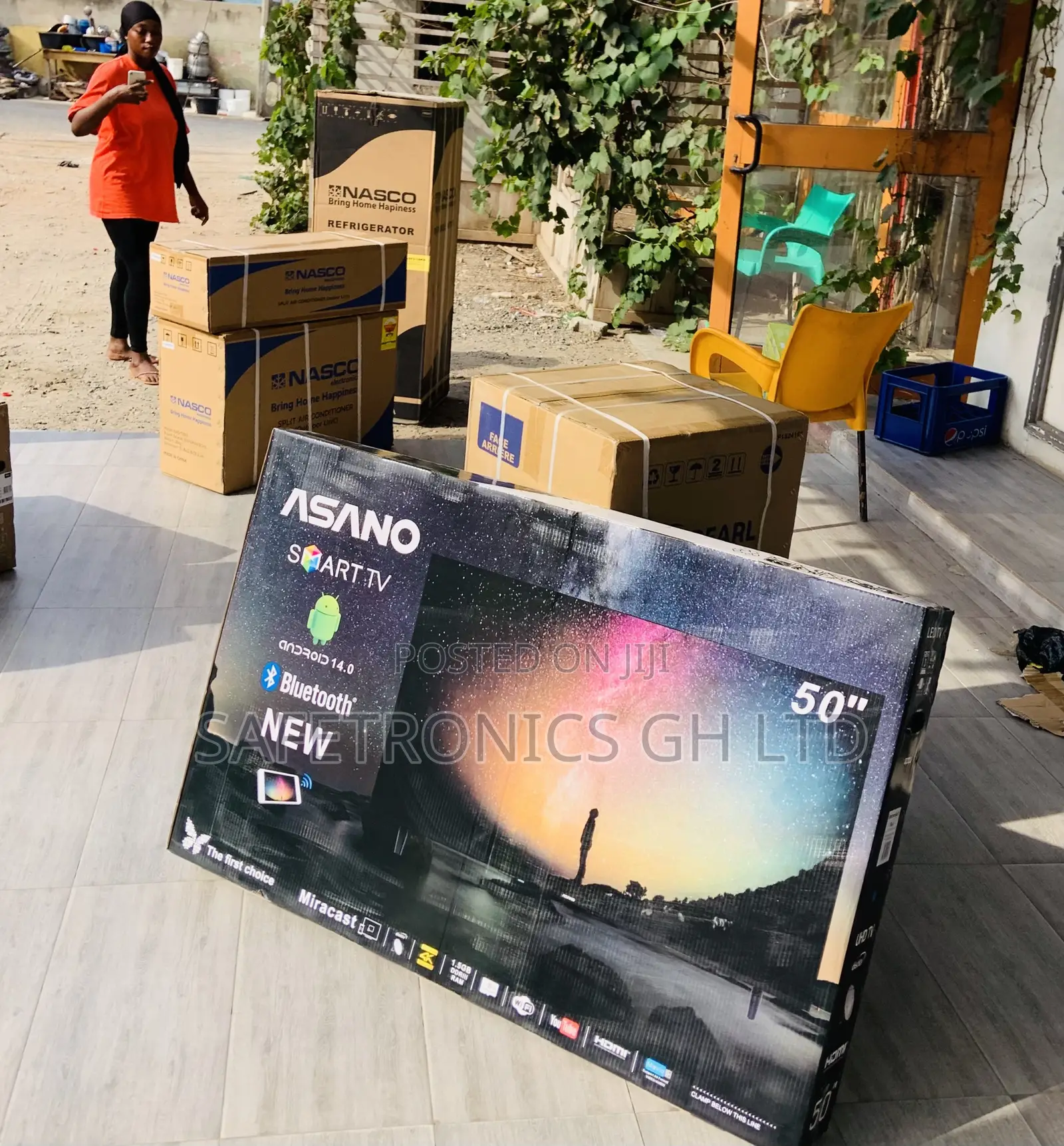 Boxed Quality Smart Asano 50 Inch Led UHD Tv