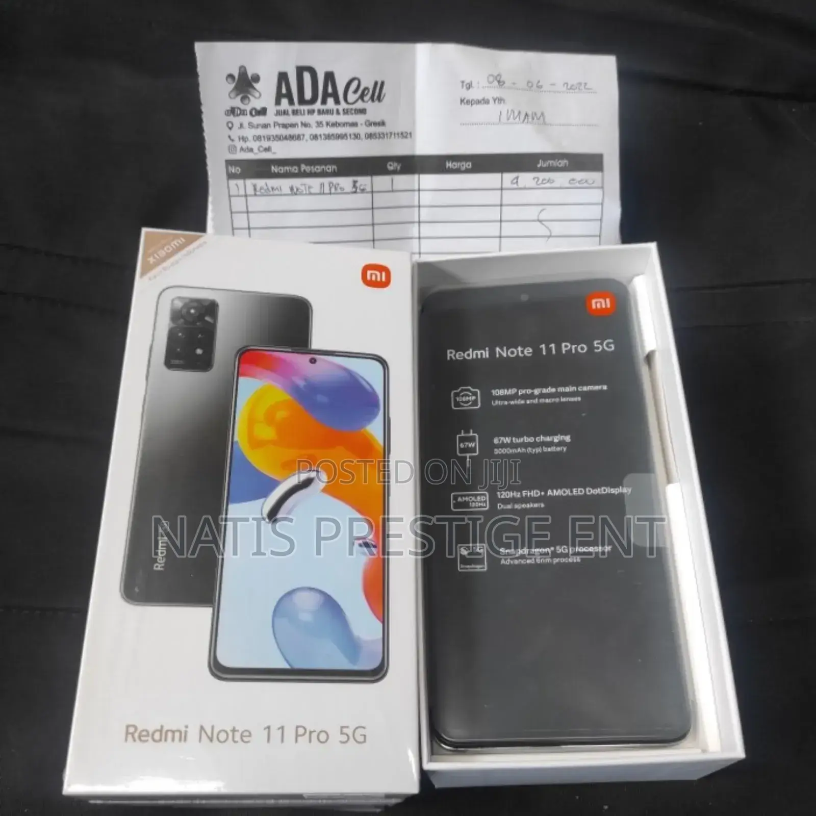 New Xiaomi Redmi Note 11 Pro+ 5G 256 GB Black