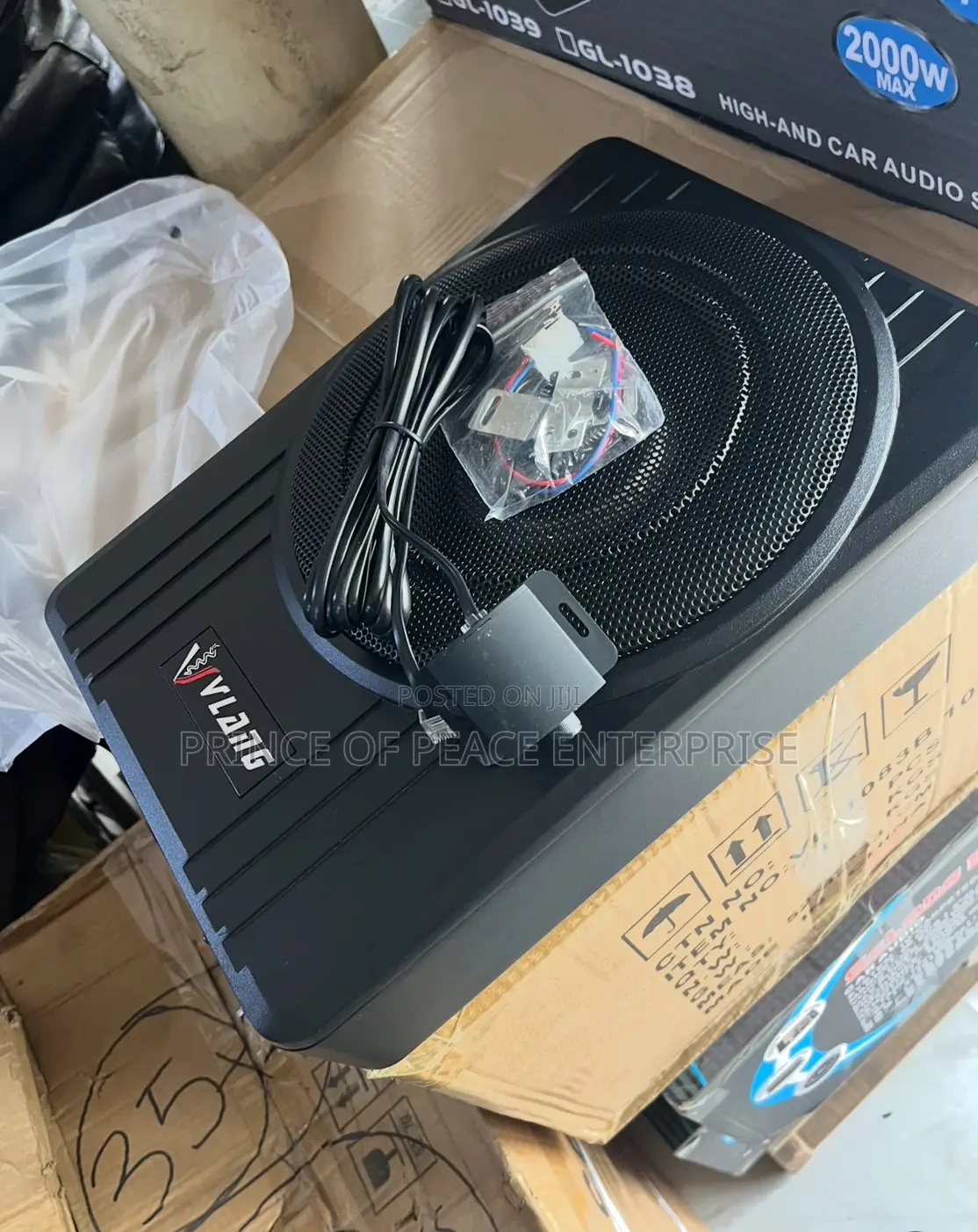 Under Seat Flat Sub Woofer Base Master 10 Inches