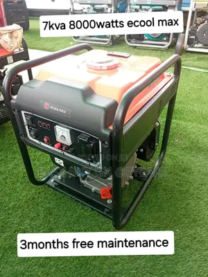 Super Efficient Ecool Max Petrol 7kva 8000w Generator 10kva