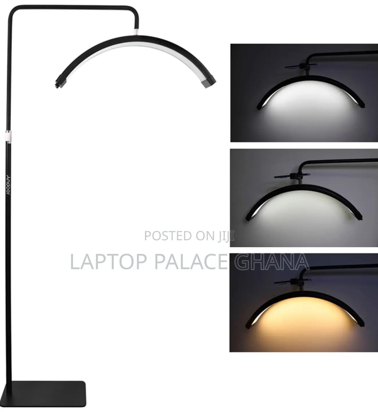 Andoer HD-M6X 36W Floor LED Video Light Half-Moon Shaped