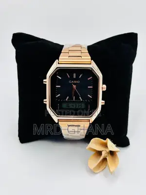 Black Face Casio Watch Analog and Digital