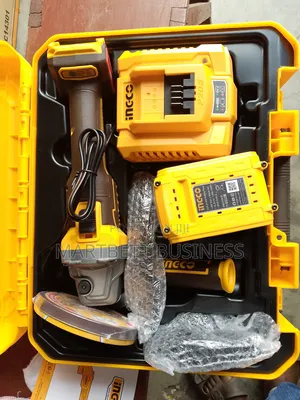 Chargeable Cordless Angle Grinder With Accessories Incco