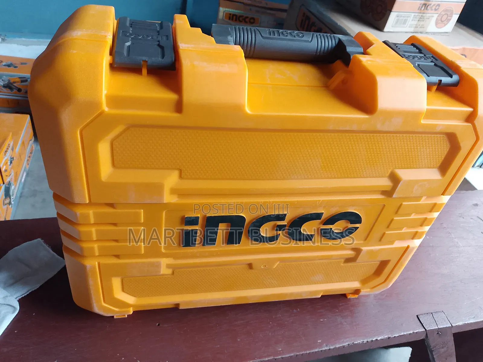 Chargeable Cordless Angle Grinder With Accessories Incco
