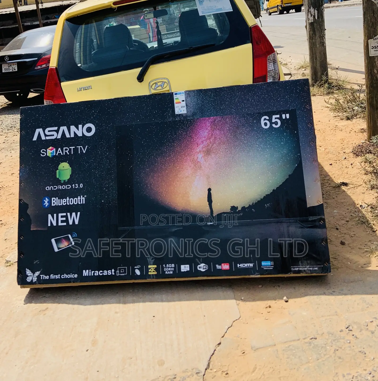 Clear Led Smart Screen 65 Inch Asano Crystal Tv