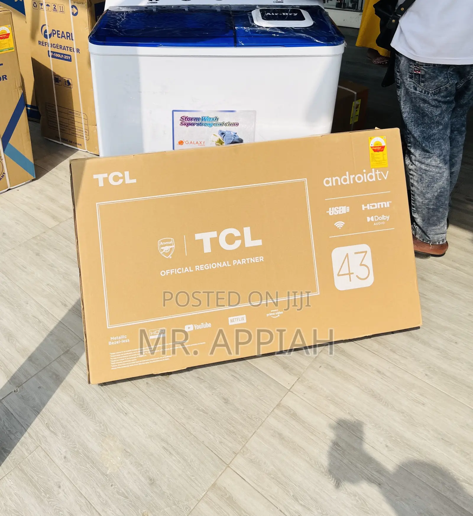 Purchase Latest Tcl43S4500 43” HDR Smart Screen Tv,Black