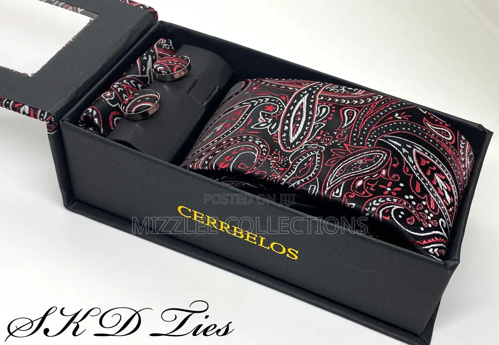 Suit Tie Cufflinks and Pocket Available