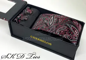 Suit Tie Cufflinks and Pocket Available