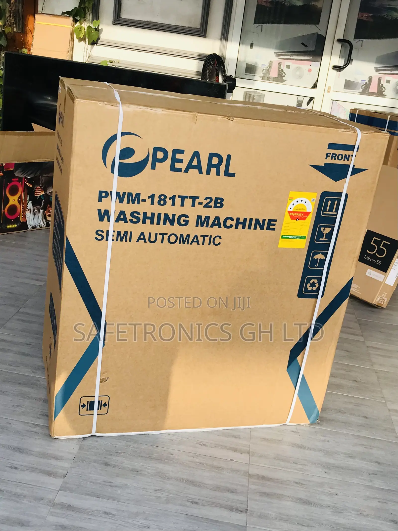 Ecowash Pearl Topload 18kg Semiauto Washingmachine