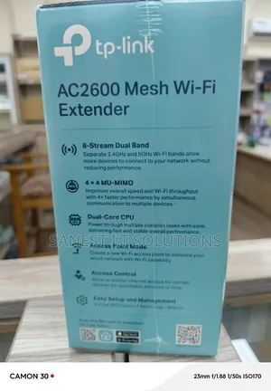 Mesh Wifi Extender Ac2600 Dual Band Re650 Range Extender
