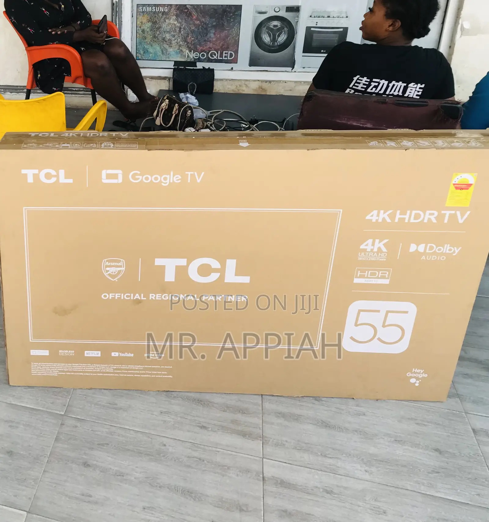Reliable TCL 55P755 55” HDR Smart Screen Television.