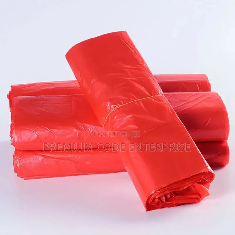 80 Liters Bag Red (Medium) 180 Pieces