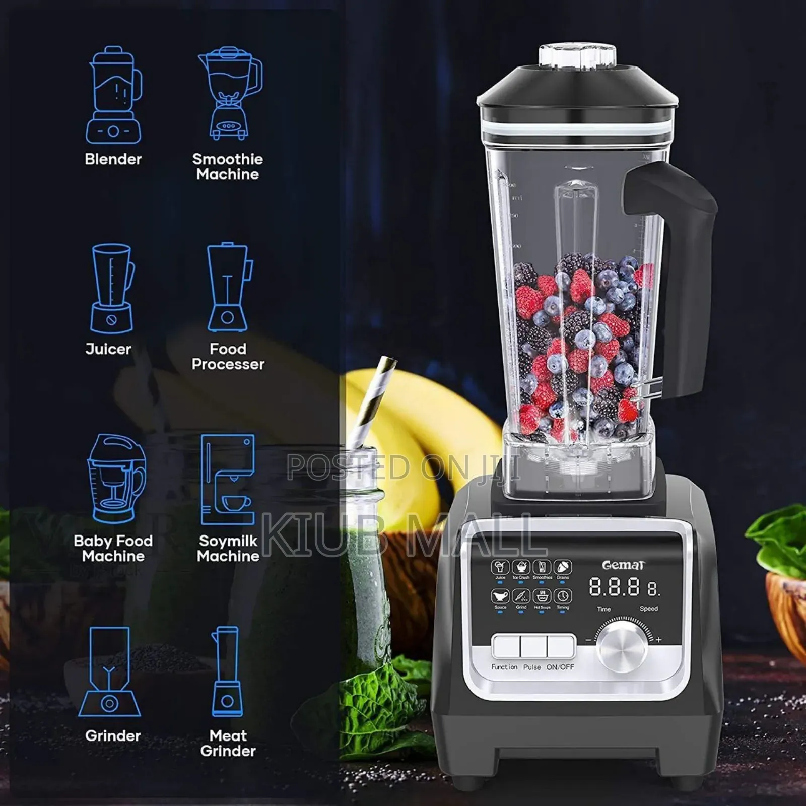 Kabor Commercial Blender 2L