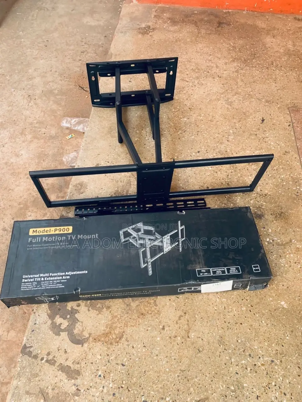 Giant Screen TV Mount: 50"-120" Adjustable