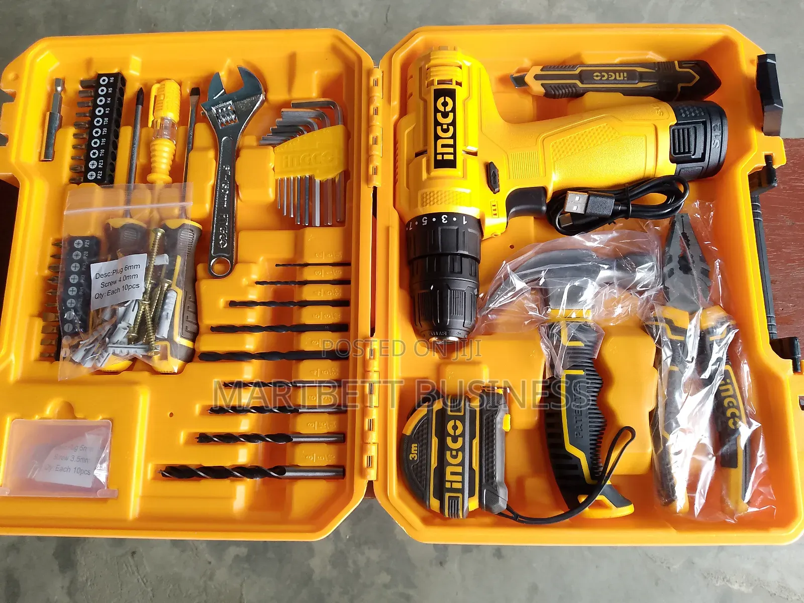 Cordless Drill 89pieces Tool Set