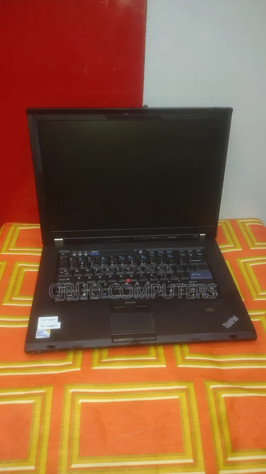 Laptop Lenovo ThinkPad T500 4GB Intel Core 2 Duo HDD 250GB