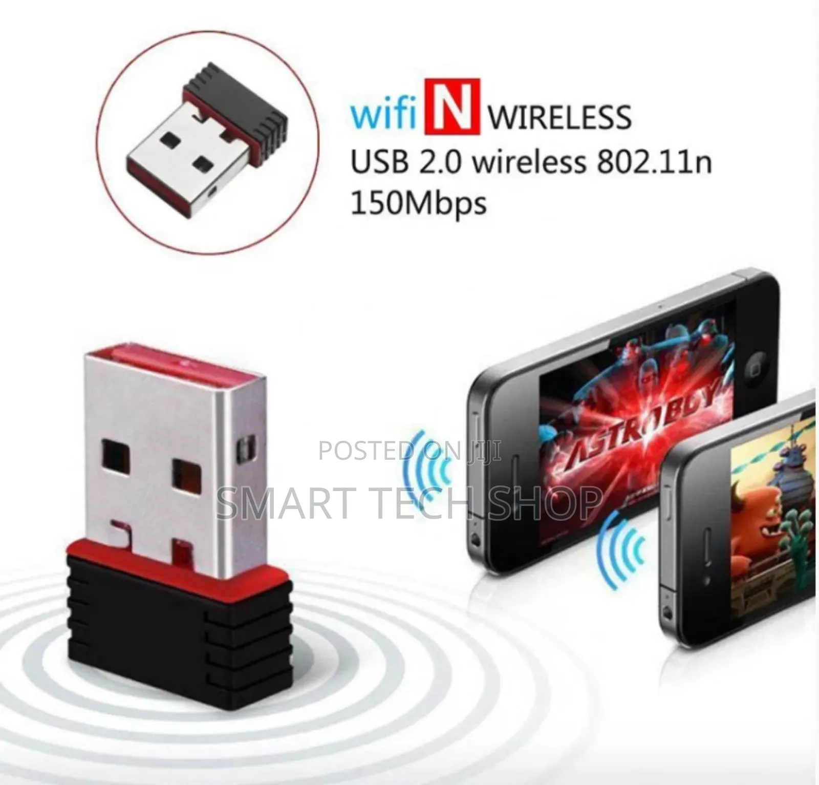 150mbps Free Driver USB Wifi Receiver Dongle for Laptop