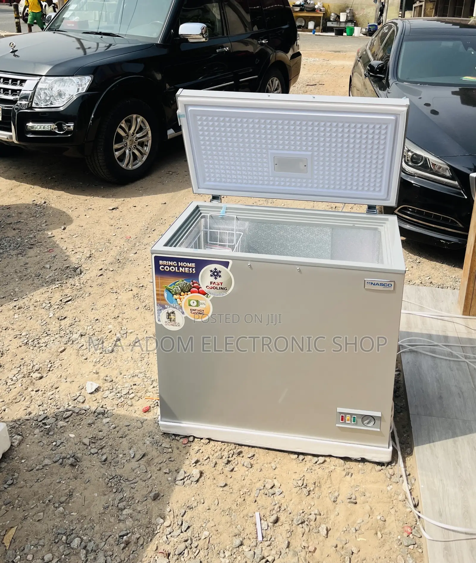Stay Cool With Nasco Nas-250fl 200ltr 1 Door Chest Freezer.