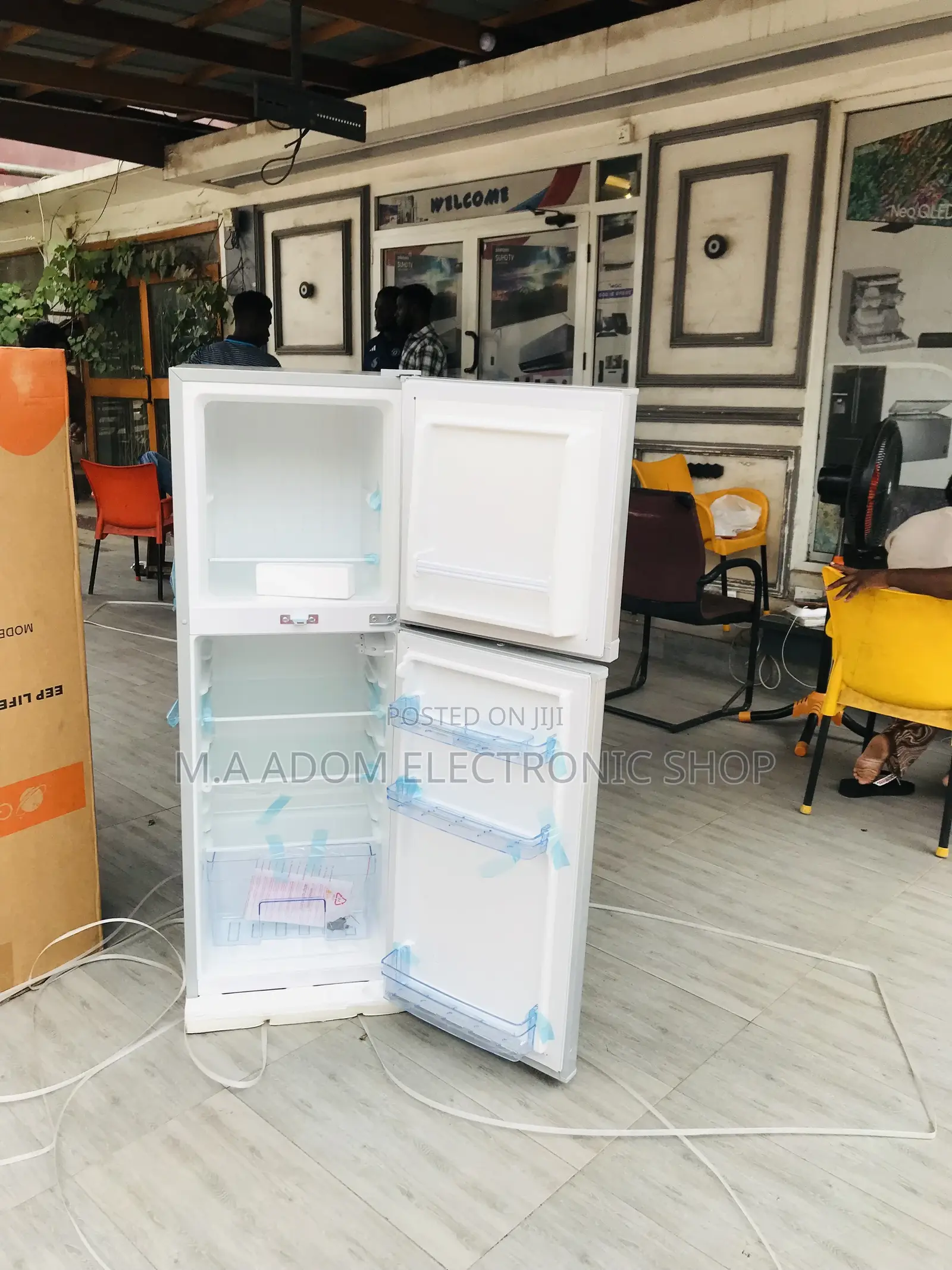 Long Lasting Galaxy Double Door Refrigerator(200tm)Silver