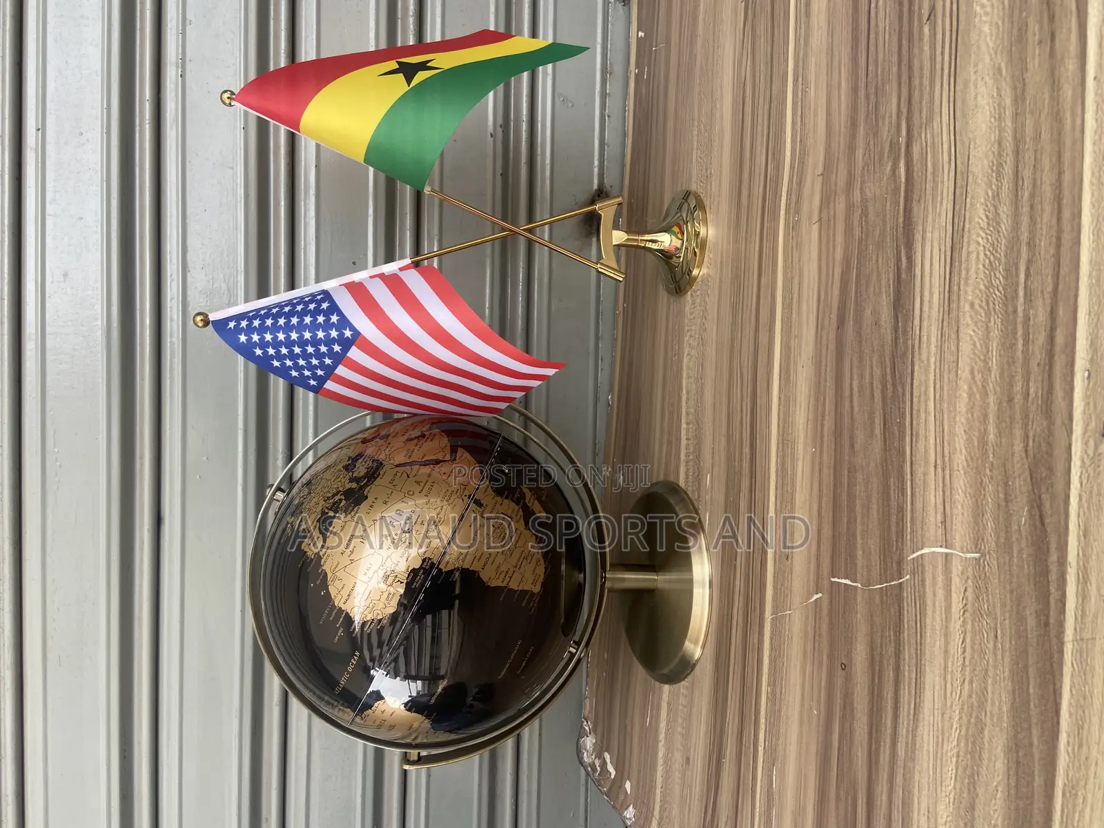 Original Atlas Globe for Desk Top Available With Flag At