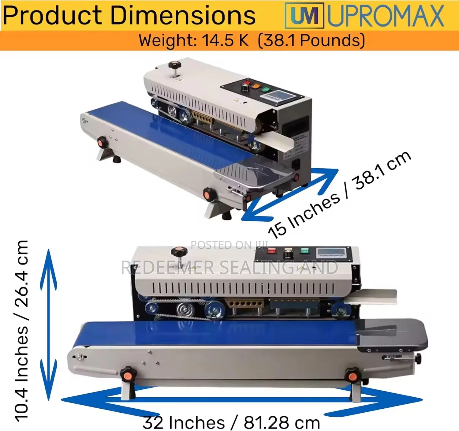 Horizontal Automatic Continuous Band Sealer/ Sealing Machine