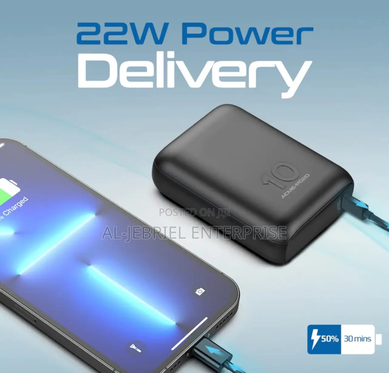 10000mah Ultra-Fast Power Bank —ACME-PD20