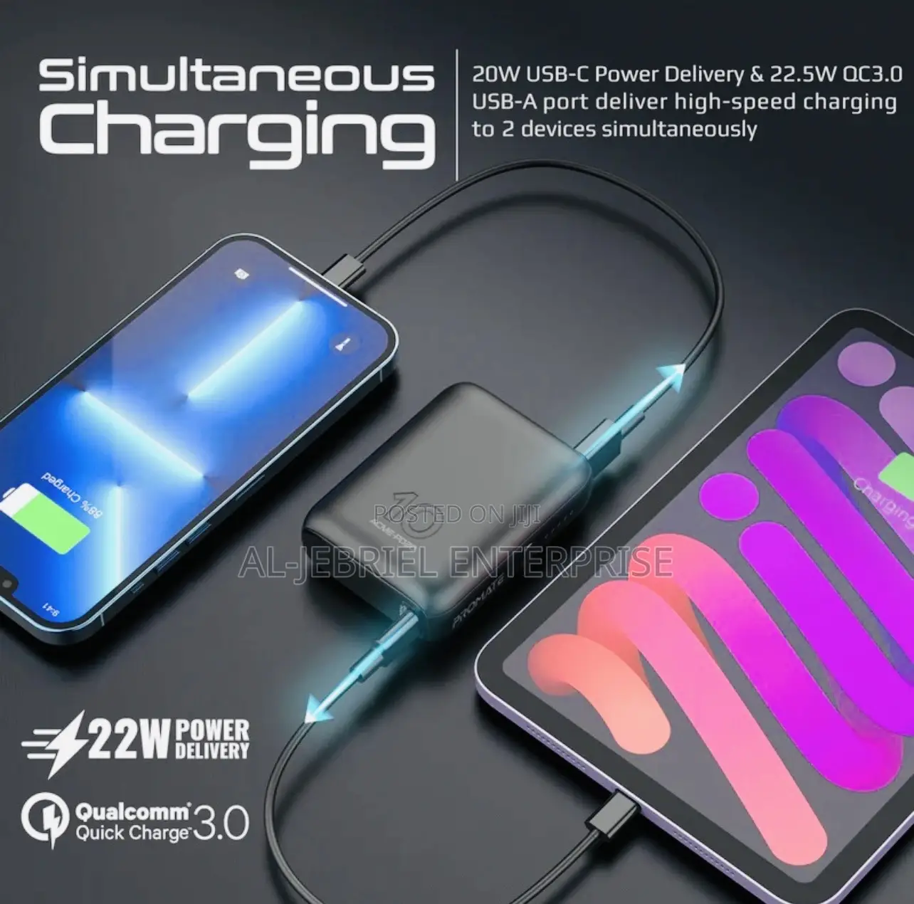 10000mah Ultra-Fast Power Bank —ACME-PD20