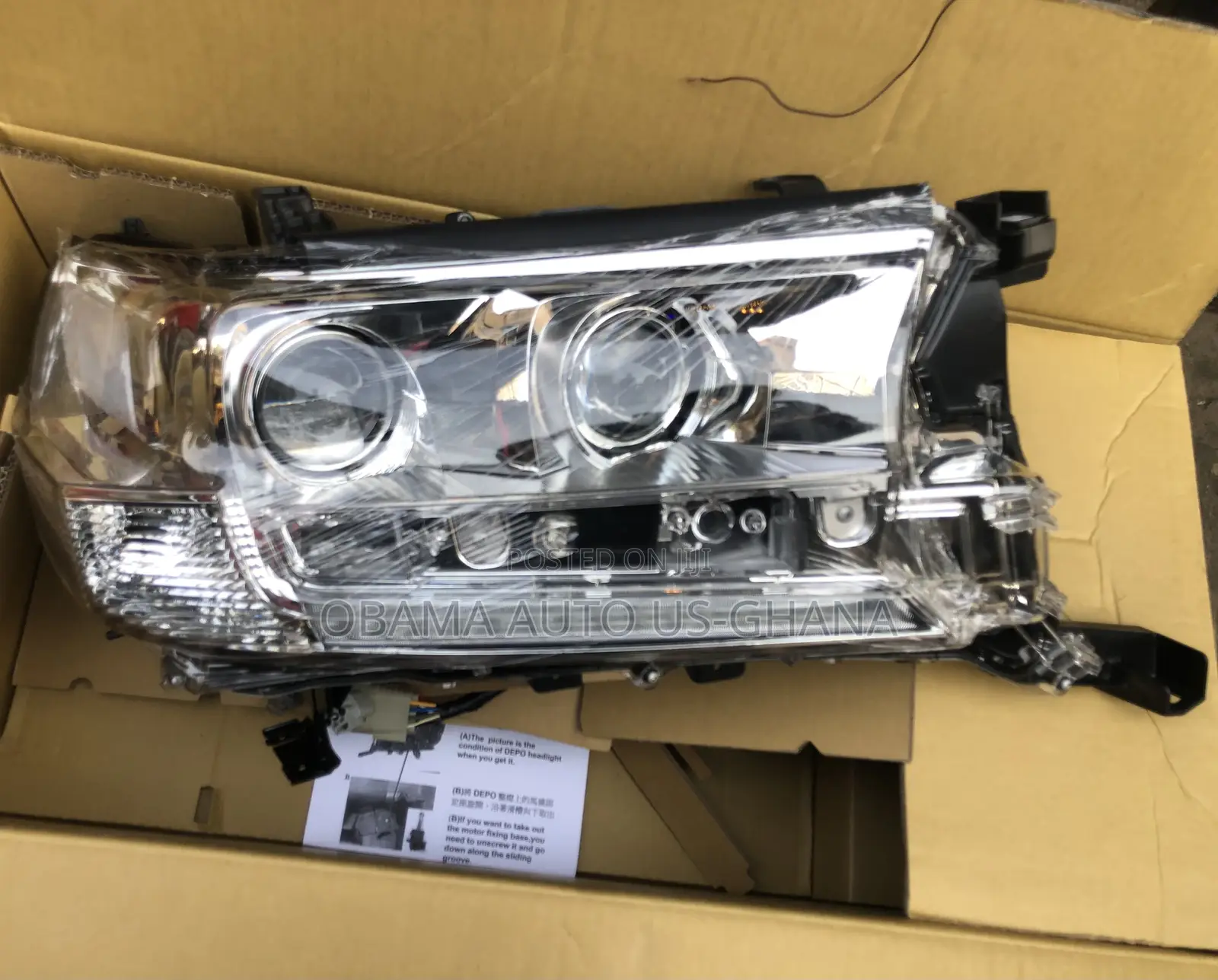 Land Cruiser 2016 2017 2018 19-2020 Headlight Original Led Head Light