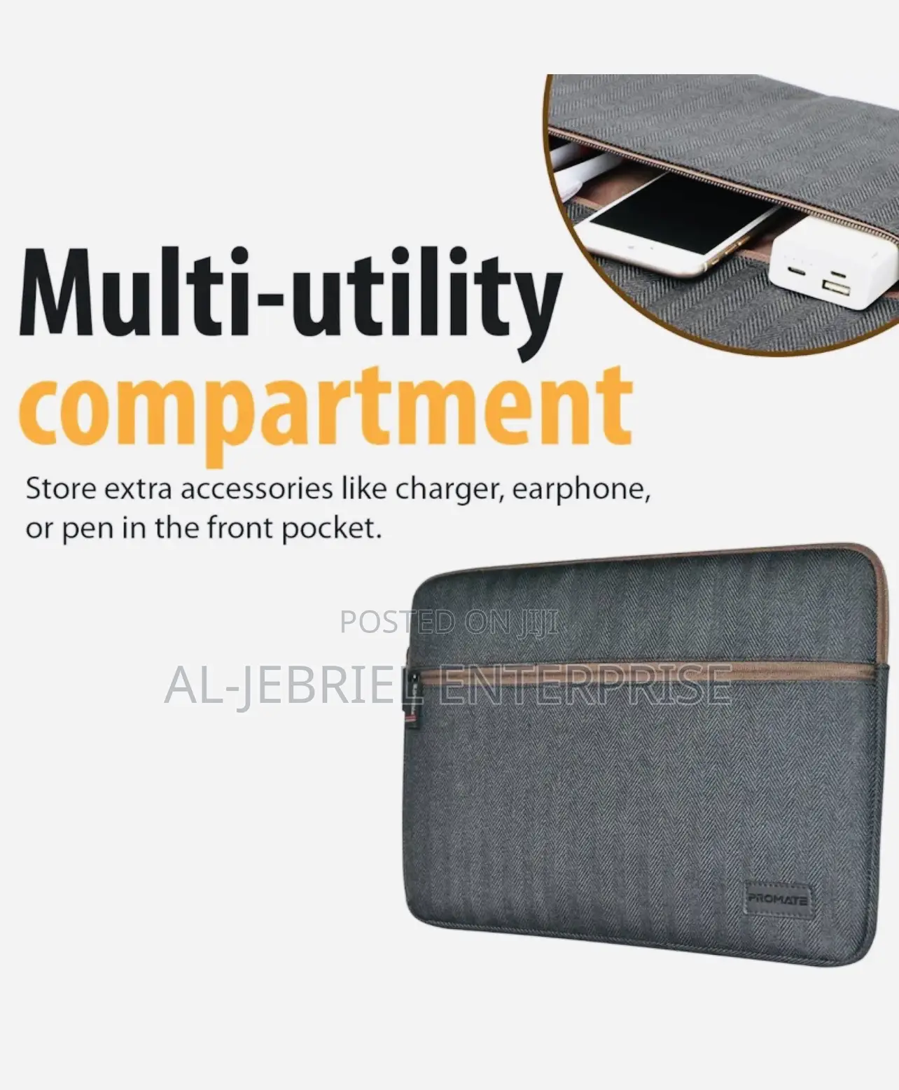 Laptop Sleeve - Promate PORTFOLIO-M