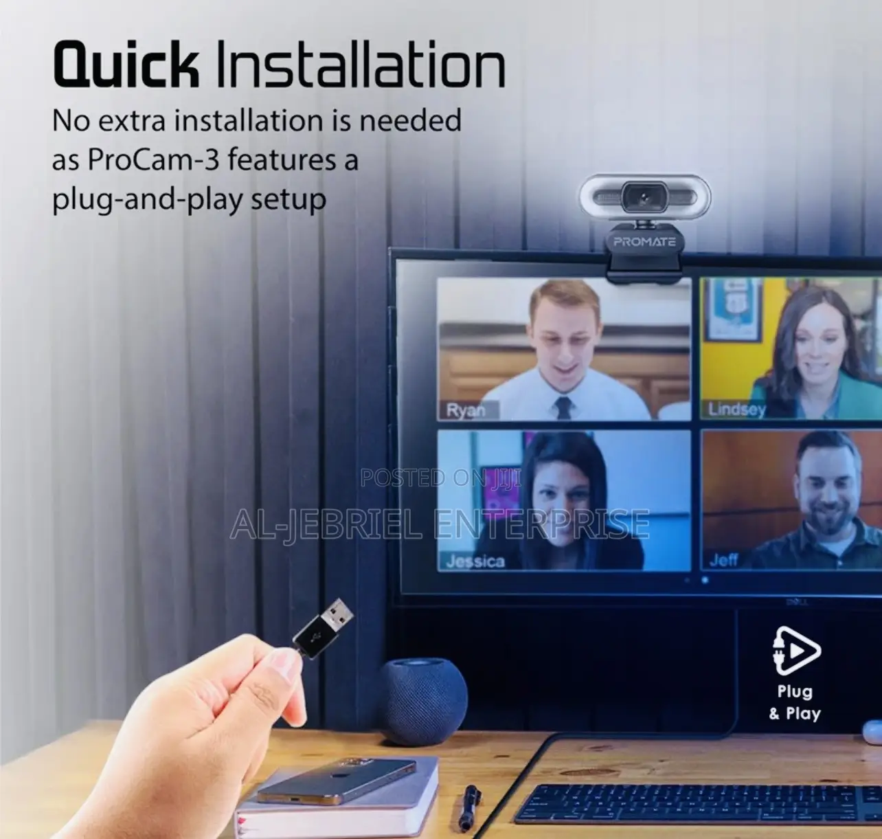 Webcam 1080p — PROCAM -3